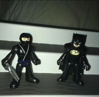 Fisher - Price Imaginext Dc Friends Bruce Wayne Batman W/ Mask Cowl & Ninja