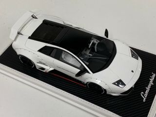 1/18 Lamborghini Murcielago Liberty Walk LB Performance White 2
