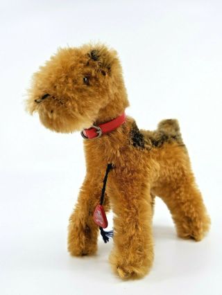 Clemens German Airdale Terrier Dog Toy W.  Id 1950 - 60 Vintage Antique 4,  7 "