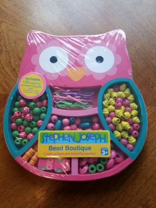 (owl) - Stephen Joseph Bead Boutique Craft Kit Gift Kids
