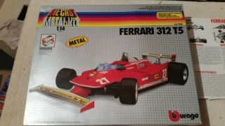 Burago Ferrari 312t5 Gilles Villeneuve 2 1980 Formula 1 1/14 Kit