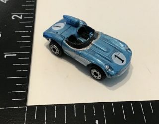 Vtg Galoob Micro Machines ‘57 Corvette Ss Car Blue Rare