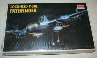 Academy Minicraft Lockheed P - 38l Pathfinder 1:48 Scale Model Plane Kit