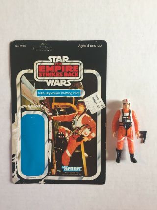 Vintage - Luke Skywalker X Wing Pilot Star Wars Figure Loose - Kenner 1978
