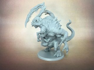 Maw,  Horror From Ashes Hate Cmon Miniature Ad&d Frostgrave Lovecraft Demon S19