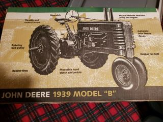 ERTL - John Deere - 1939 Model “B” Tractor - (1/8) Scale - NIB - 3