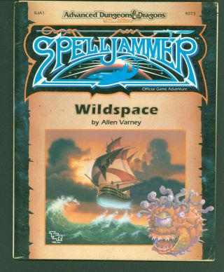Sja1 Ad&d 2nd Ed Spelljammer Wildspace 9273 With Map Dungeons & Dragons