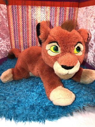Vguc - Rare - 12 " Disney Store The Lion King Simbas Pride Kovu Cub Stuffed Animal