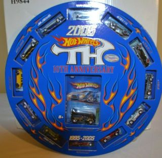 2005 Hot Wheels Rlc Exclusive 10th Anniversary Treasure Hunt Box Set 2142/2500