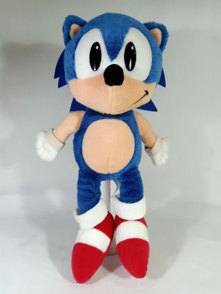 Vintage Sega Caltoy 1993 Sonic The Hedgehog Plush Doll Big Toy 14 "