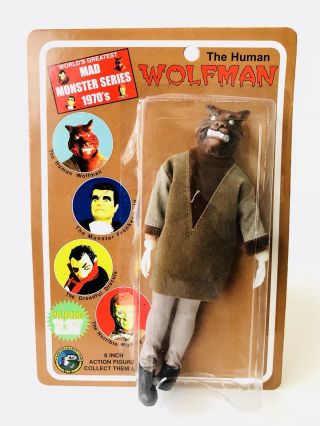 The Human Wolfman Figure Worlds Greatest Mad Monster Series 1970s 2004