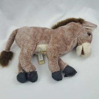 Donkey Hand Puppet Folkmanis Plush Stuffed Animal Mule Full Body 16 Tall 24 Long