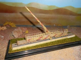 1:144 Leopold Krupp Railway Long Gun 28 cm German Cando Dragon Pocket Army train 2