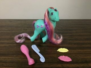 G1 Vintage Mlp My Little Pony/ponies Princess Skylark W/brush,  Comb,  Barrettes
