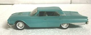 Vintage 1960 Ford Galaxie 4 Door Dealer Promo Car Junkyard Car Turquoise