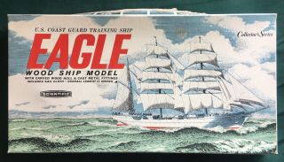 Vintage Scientific Models Inc.  Wood Ship Model Kit U.  S.  Coast Guard Eagle - 13 "