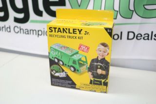Stanley Jr.  Recycling Garbage Truck Building Kit Craft Vehicle For Kids Diy Toy
