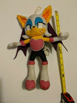 Rouge The Bat Great Eastern Entertainment Htf Anime Character Plush Toy 13 "