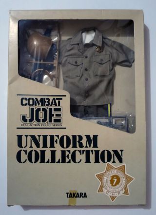 Combat Joe Chp California Highway Patrol Uniform Accessory Set Takara Japan 1984