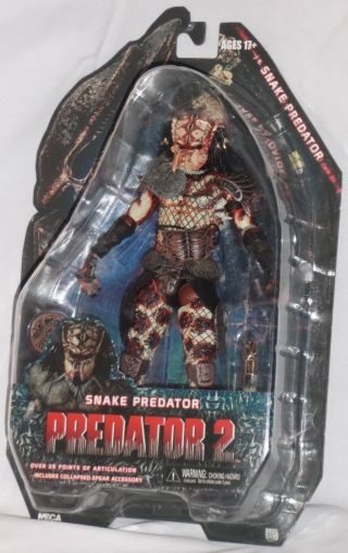 Misp Neca Predator 2 Series 5 Snake Cult Alien Horror Movie 7 " Action Figure
