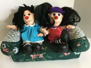 Vintage The Big Comfy Couch Loonette Molly Plush Dolls Couch Commonwealth 1997
