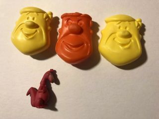 1975 Post Fruity Pebbles Cereal Flintstones Fred & Barney Coin Purses & More