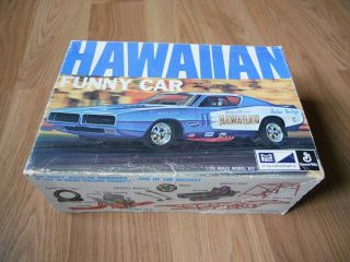 Dodge Charger Hawaiian Funny Car Mpc 1/25 Model Box Only And Instruction Sheet