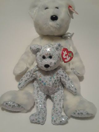 Retired Ty Beanie Baby And Buddy Set - The Beginning
