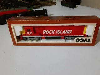 Ho Scale Model Trail Engine 3 Rock Island 4301 By Tyco