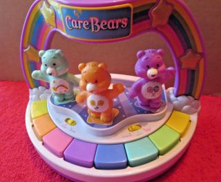 Care Bears Electronic Light Up Musical Piano Baby Play Along Guitar Songs Tunes