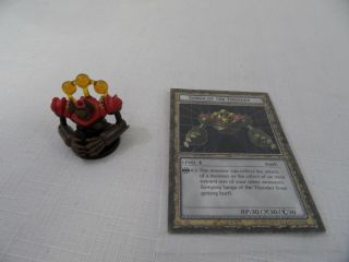 Dungeon Dice Monsters Figure Sanga Of The Thunder,  Level 4 With Card Rare