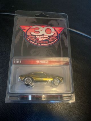 Hot Wheels 30th Annual Collectors Convention ‘67 Camaro Gold Exclusive 2016