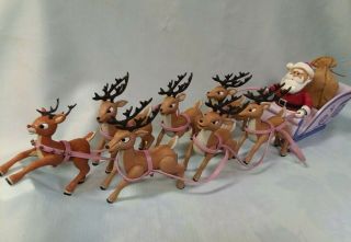 Rudolph The Red - Nosed Reindeer Santa’s Sleigh & Reindeer 2003 Memory Lane Mantis
