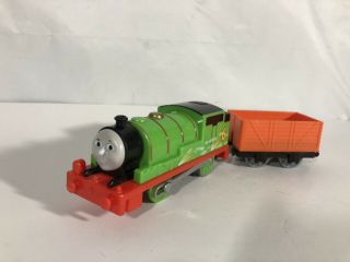 Spark Percy Trackmaster Motorized Engine And Cargo Car Thomas And Friends Train