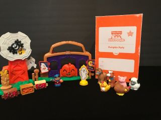 Little People Pumpkin Party With Box Halloween Fun For Fall
