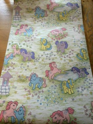 1 X Rare G1 My Little Pony Wallpaper Wrapped