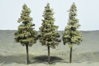 Professionally Made Model Fir Trees,  7 " High,  N - Ho - O - S,  Priority