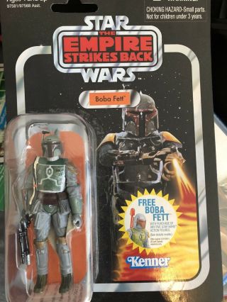Star Wars Vintage Re - Issue Boba Fett Action Figure - Certified Authentic