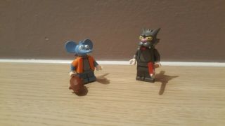 Lego Simpsons Series 1 Itchy And Scratchy Minifigures 71005