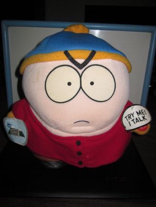 Rare 12 " South Park Talking Cartman Plush Toy Doll Figure By Fun 4 All Mwt