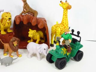 Imaginext Jungle Safari Adventure ATV Lions Tent Playset Fisher - Price Animals 3