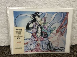 Rare Magic Mtg Vision Ne Ne Thomas Signed & Numbered Lithograph Print Geisha