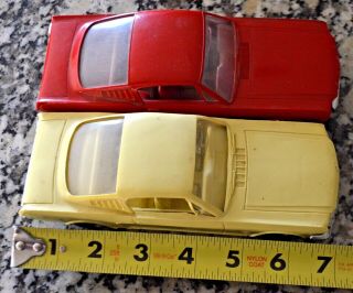1965 1966 Korris Kars Ford Mustang Fastback 2,  2 Promo Like Model Toy Car Yellow