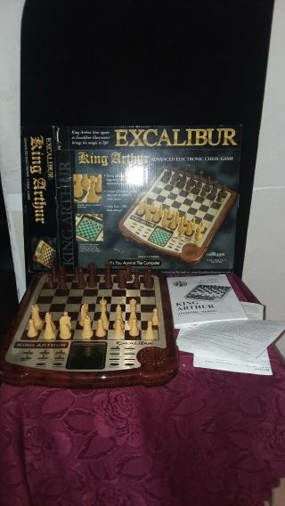 Excalibur King Arthur Advanced Electronic Chess Game