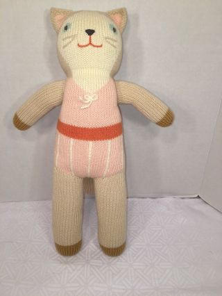 Euc - Htf - Rare - 18” Blabla Knit Plush Colette The Cat Doll—only One Listed