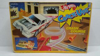 Rare Mattel Hot Wheels Crack - Ups Crash Course Nib 9637 1985