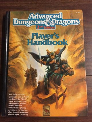 Ad&d 2nd Edition Players Handbook