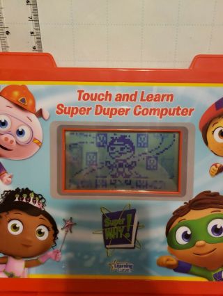 Superwhy Duper Computer Touch and Learn Laptop Toy Why Wyatt 3