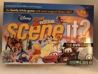 Mattel Disney 2nd Edition Scene It? The Dvd Family Trivia Game
