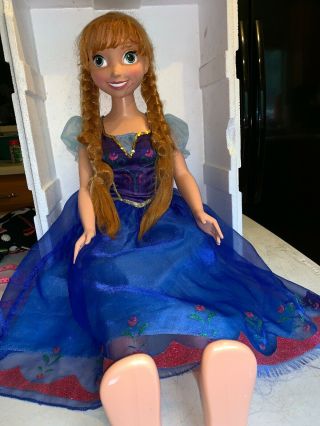 Disney Princess Anna Tall “ My Size Big Doll 38” Inches Tall 2014